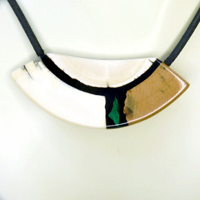 großes Mammut-Collier mit Malachit