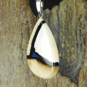 Tropfenanhänger mit Lapislazuli