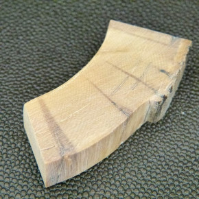 Mammut-Bogenstück braun ca.54x19x13-14mm