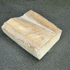 Mammut-Zuschnitt mit Rinde ca.50x44-42x20-2,5mm