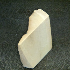 Mammut-Zuschnitt mit Rinde ca.50x44-42x20-2,5mm