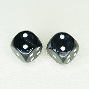 2er-Set Würfel Wasserbüffelhorn