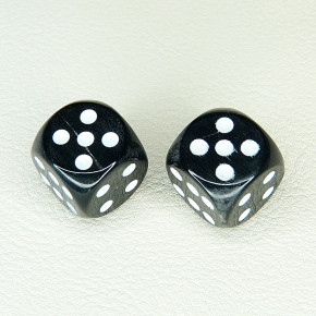2er-Set Würfel Wasserbüffelhorn