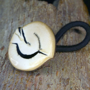Mammut-Haarschmuck mit Gummi