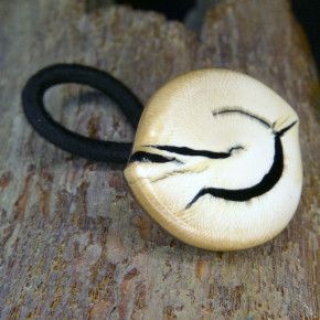 Mammut-Haarschmuck mit Gummi