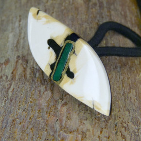 Mammut-Haarschmuck mit Gummi