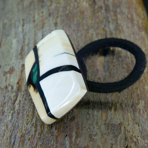 Mammut-Haarschmuck mit Gummi