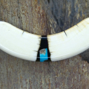 Mammut-Bogencollier mit Malachit