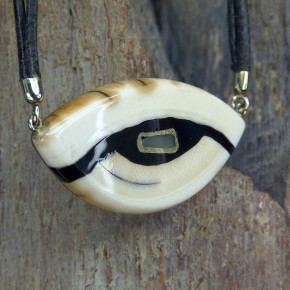 Mammut-Collier mit Jade