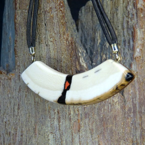 Mammut Bogencollier mit Koralle