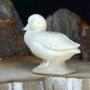Ente fein geschnitzt