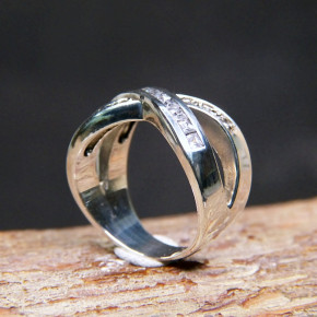 Silberring mit Zirkonia W58