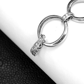 Silberarmband mit Zirkonia